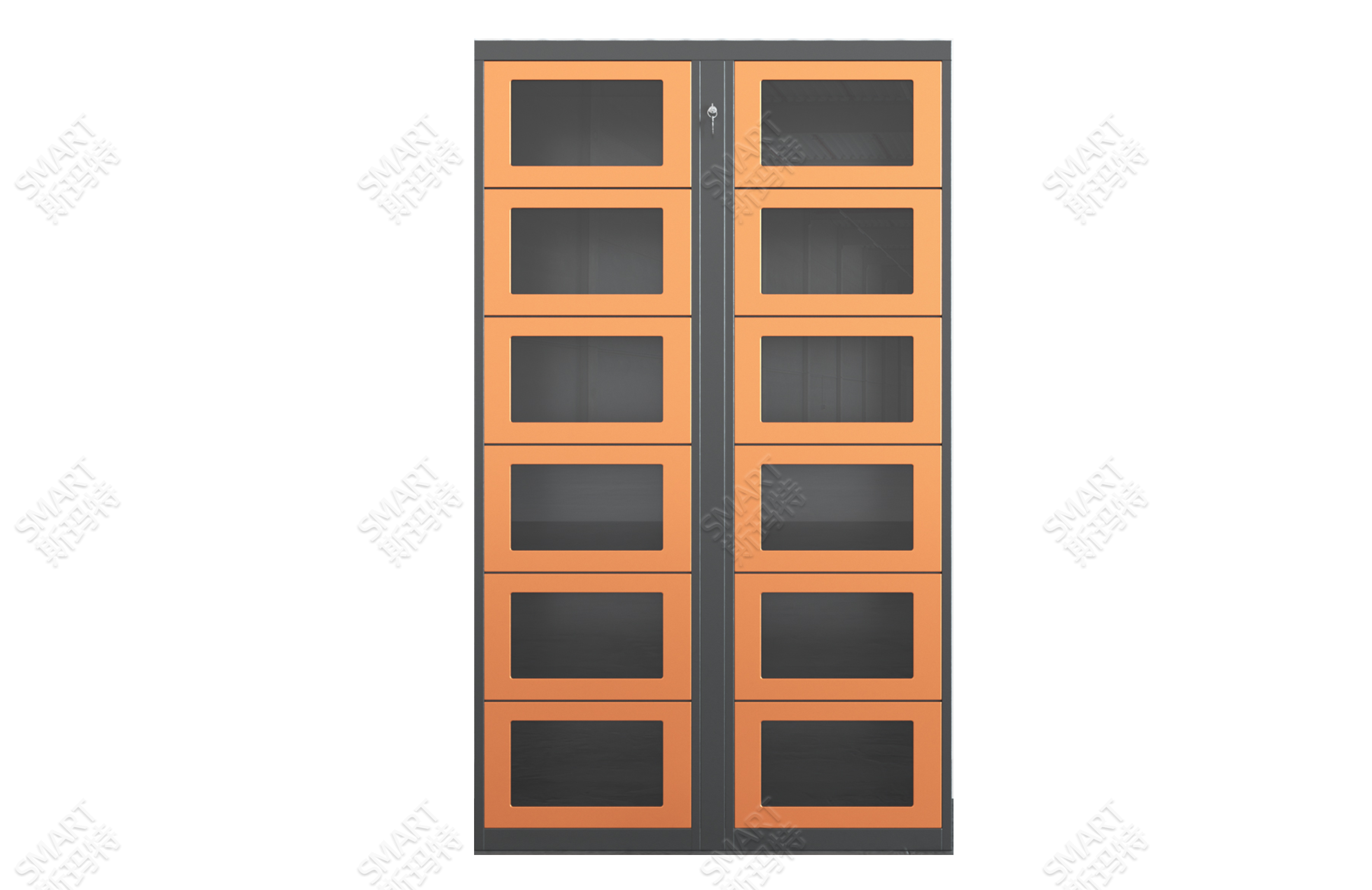 Intelligent tool management cabinet with 12 sub cabinets