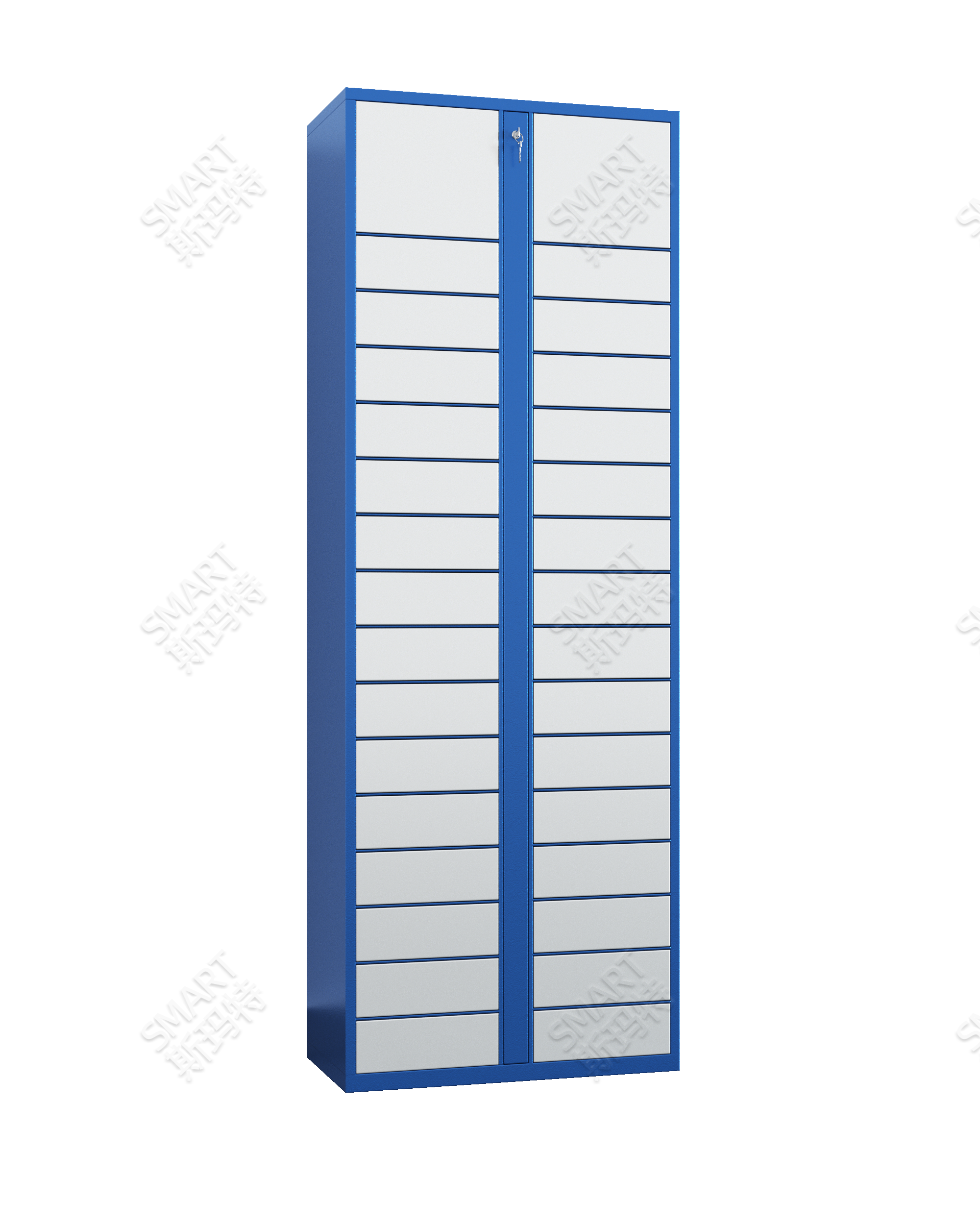 Post station express cabinet with 32 auxiliary cabinets